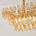 Amber Prism Glass Chandelier Vakkerlight