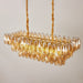 Amber Prism Glass Chandelier Vakkerlight