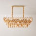 Amber Prism Glass Chandelier Vakkerlight