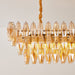 Amber Prism Glass Chandelier Vakkerlight