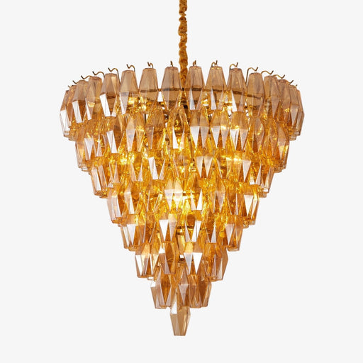 Amber Empire Chandelier Vakkerlight