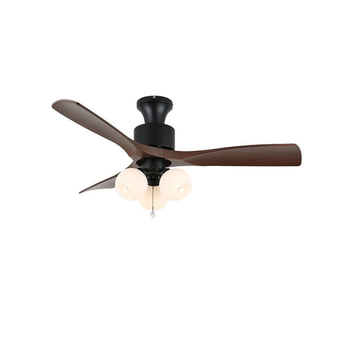 Amberglo Retro Ceiling Fan Light Vakkerlight