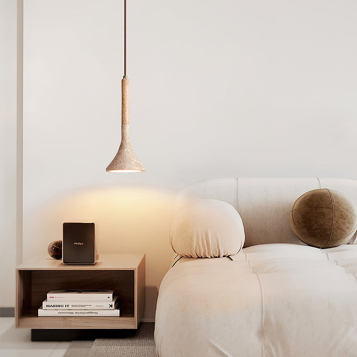 Aplomb Travertine Pendant Lamp Vakkerlight