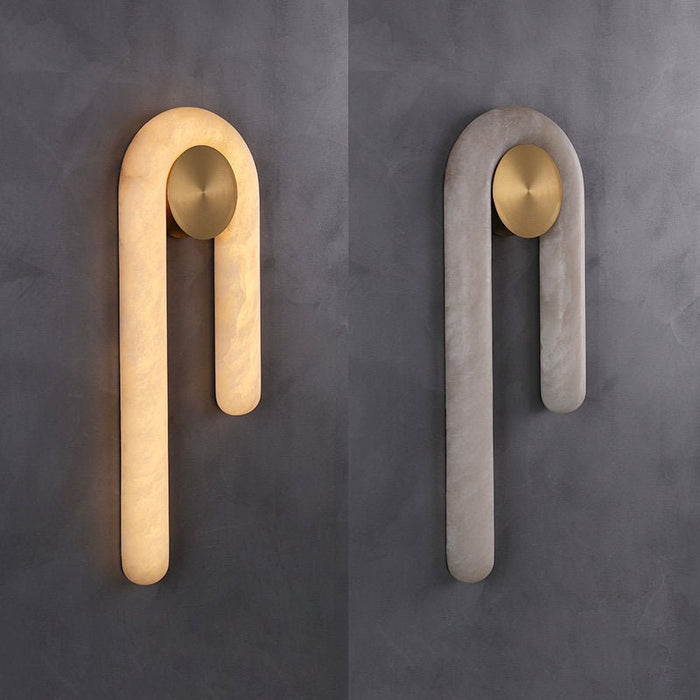 Arlo Loop Alabaster Wall Light Vakkerlight