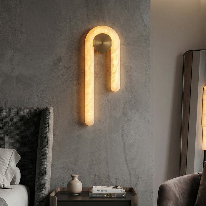 Arlo Loop Alabaster Wall Light Vakkerlight