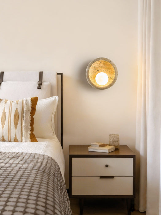 Arlo Travertine Wall Light Vakkerlight