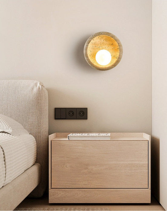 Arlo Travertine Wall Light Vakkerlight
