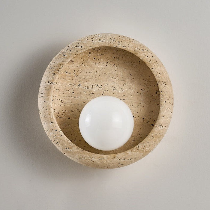 Arlo Travertine Wall Light Vakkerlight