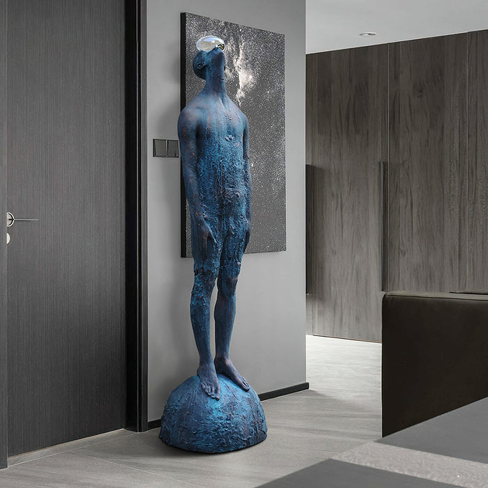 Atlas Guardian Sculpture Floor Ornaments Vakkerlight