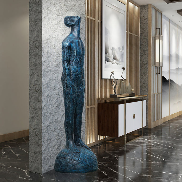 Atlas Guardian Sculpture Floor Ornaments Vakkerlight