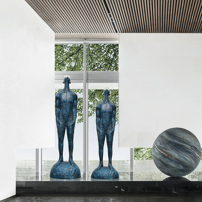 Atlas Guardian Sculpture Floor Ornaments Vakkerlight