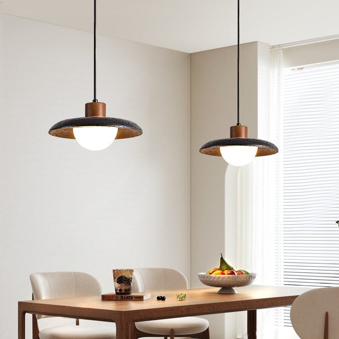 Atria Stone Dome Pendant Lamp Vakkerlight