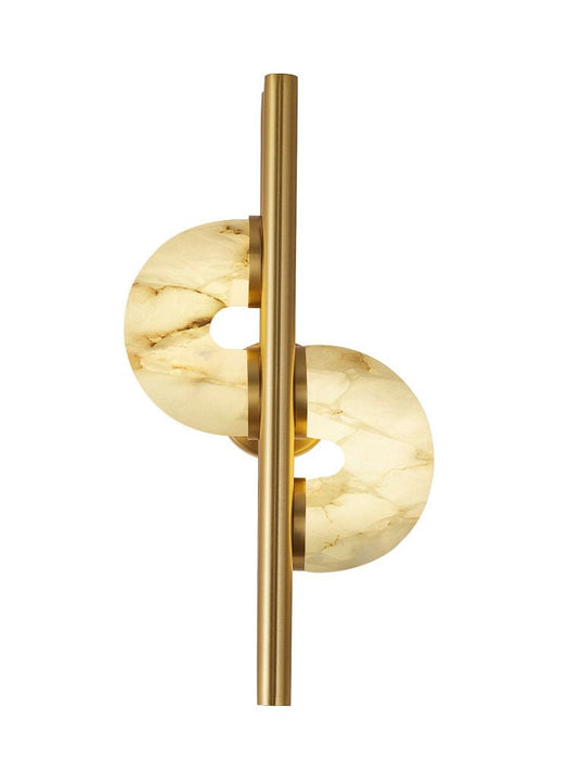 Aurelia Dual Disc Alabaster Sconce Vakkerlight