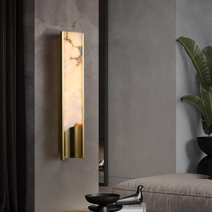 Aurelia Vein Alabaster Wall Light Vakkerlight