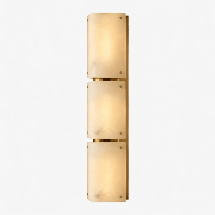 Aurelia Double Panel Alabaster Wall Light Vakkerlight