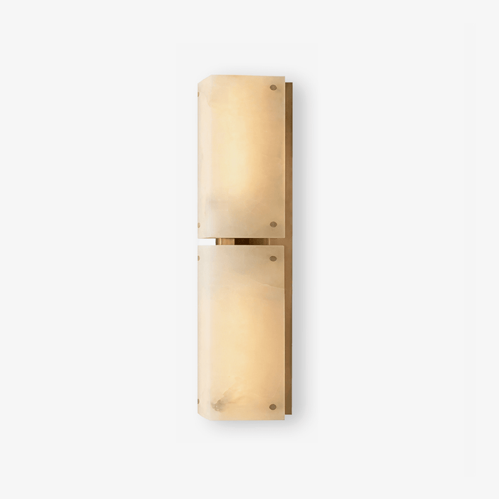 Aurelia Double Panel Alabaster Wall Light Vakkerlight
