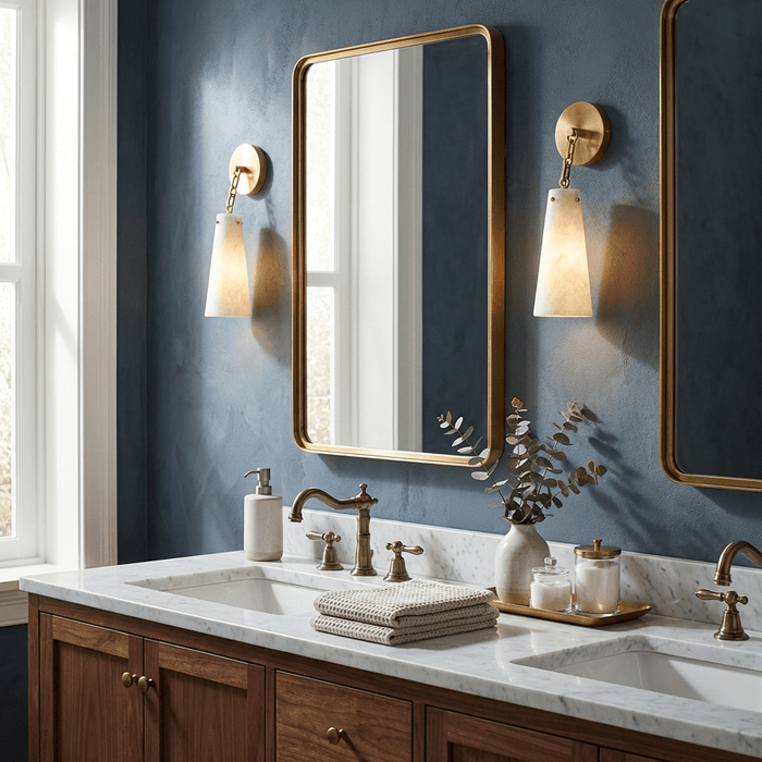 Aurelian Tapered Alabaster Wall Sconce Vakkerlight