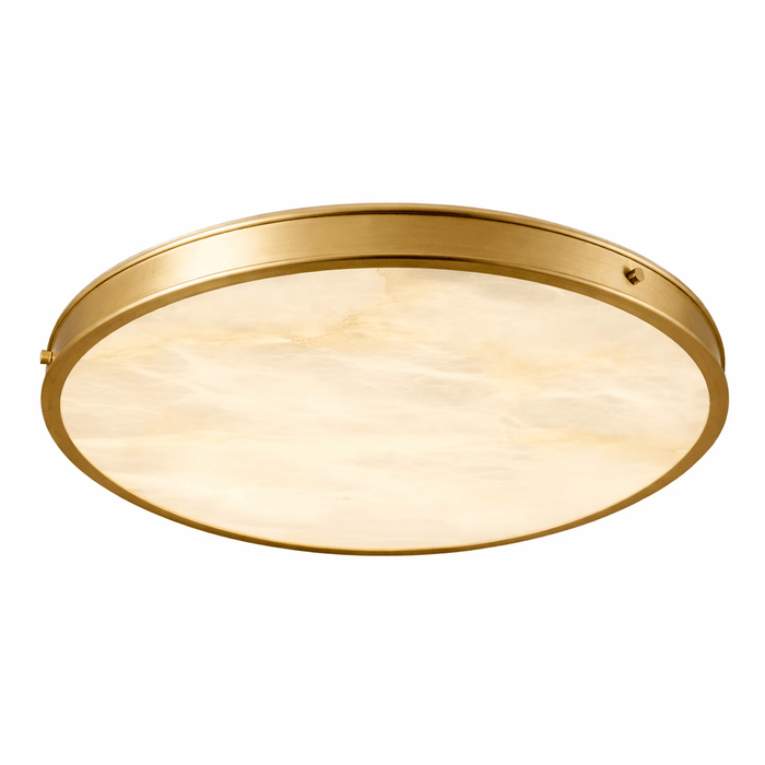 Aureon Alabaster Round Ceiling Lamp Vakkerlight