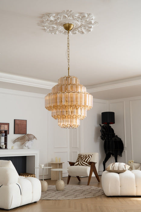 Aurum Cascade Murano Chandelier