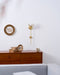 Ava Brass Alabaster Wall Lamp Vakkerlight