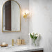 Ava Brass Alabaster Wall Lamp Vakkerlight