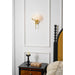 Ava Brass Alabaster Wall Lamp Vakkerlight