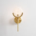 Ava Brass Alabaster Wall Lamp Vakkerlight