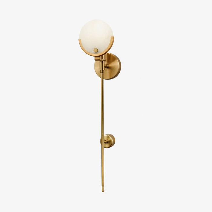 Ava Brass Alabaster Wall Lamp Vakkerlight