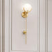 Ava Brass Alabaster Wall Lamp Vakkerlight
