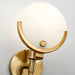 Ava Brass Alabaster Wall Lamp Vakkerlight