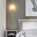 Ava Brass Alabaster Wall Lamp Vakkerlight