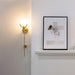 Ava Brass Alabaster Wall Lamp Vakkerlight