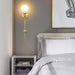 Ava Brass Alabaster Wall Lamp Vakkerlight