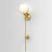 Ava Brass Alabaster Wall Lamp Vakkerlight