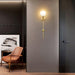 Ava Brass Alabaster Wall Lamp Vakkerlight
