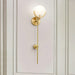 Ava Brass Alabaster Wall Lamp Vakkerlight