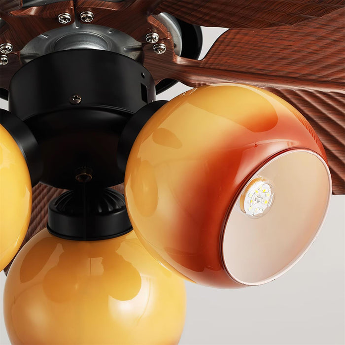 Banana Leaf Breeze Ceiling Fan Light Vakkerlight