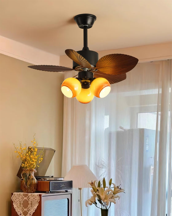 Banana Leaf Breeze Ceiling Fan Light Vakkerlight