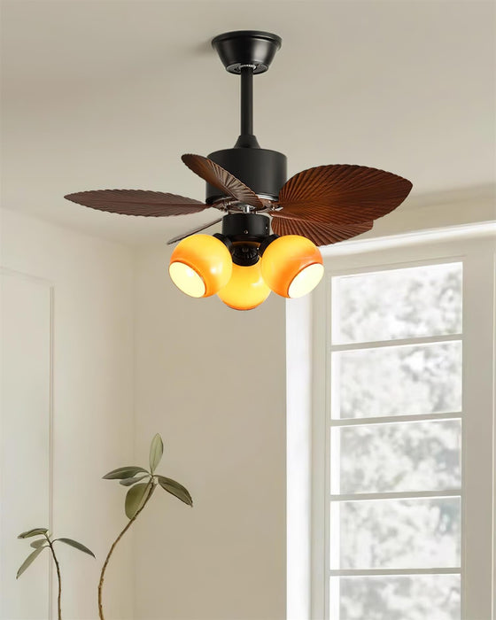 Banana Leaf Breeze Ceiling Fan Light Vakkerlight