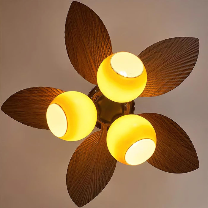 Banana Leaf Breeze Ceiling Fan Light Vakkerlight