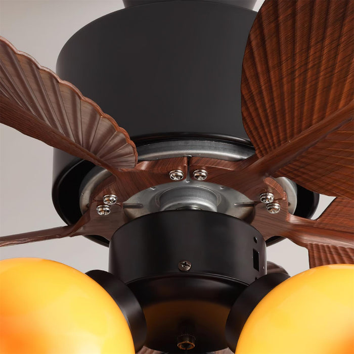 Banana Leaf Breeze Ceiling Fan Light Vakkerlight