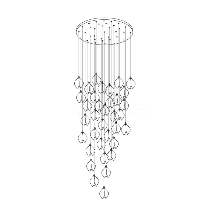 Celeste Flora Pendant Light Vakkerlight