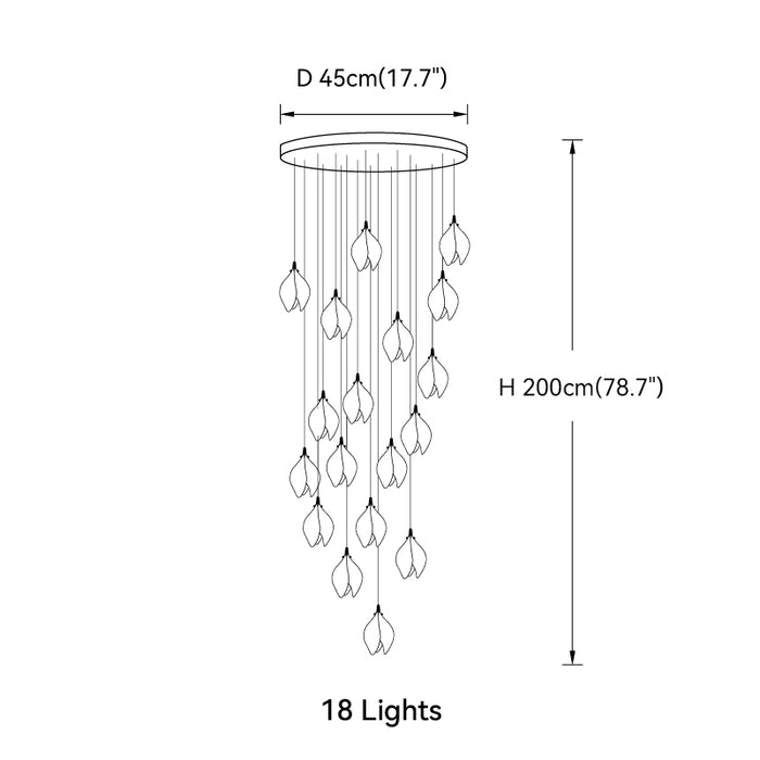 Bloom Chandelier - Simprolos