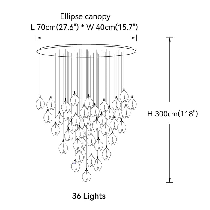 Bloom Chandelier - Simprolos