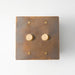 Brass Rotary Dimmer Switch (1 to 4 Gang) simprolos