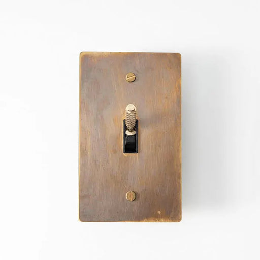 Brass Toggle Switch (1-Gang) - Open Box simprolos