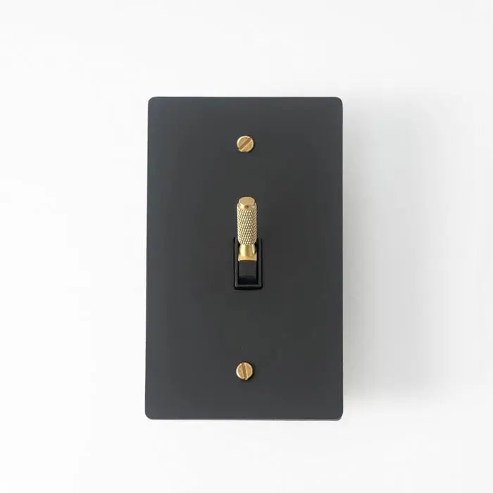 Brass Toggle Switch (1-Gang) - Open Box simprolos