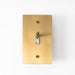 Brass Toggle Switch (1-Gang) - Simprolos