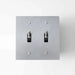 Brass Toggle Switch (2-Gang) - Open Box simprolos