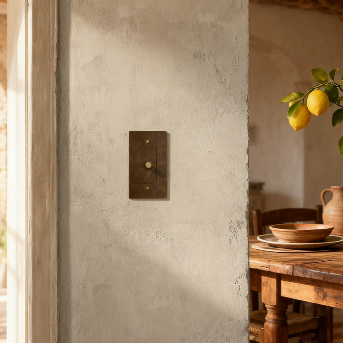 Brass Rotary Dimmer Switch (1 to 5 Gang)